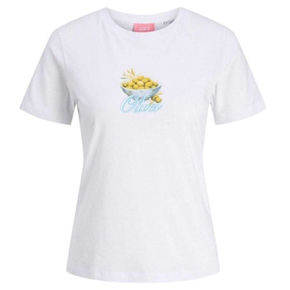 Front - JJXX Womens/Ladies Olive Drupe T-Shirt