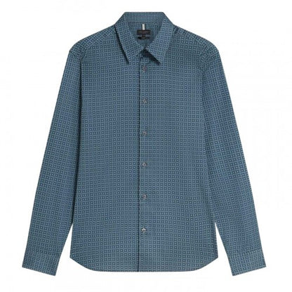 Front - Ted Baker Mens Geometric Long-Sleeved Shirt