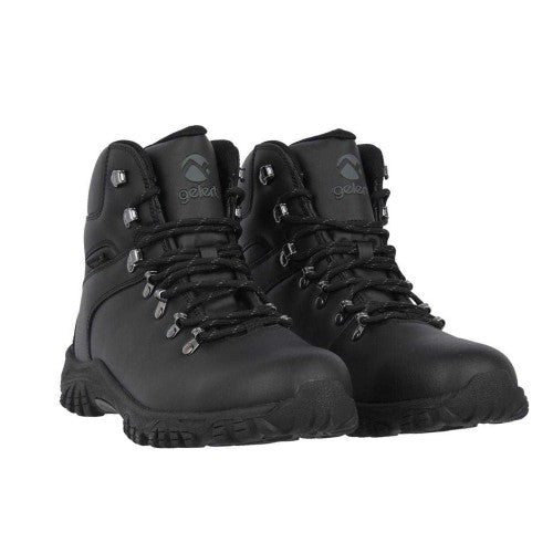 Front - Gelert Mens Leather Waterproof Walking Boots