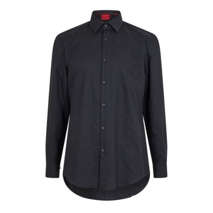 Front - Boss Mens Point Collar Regular Long-Sleeved Shirt