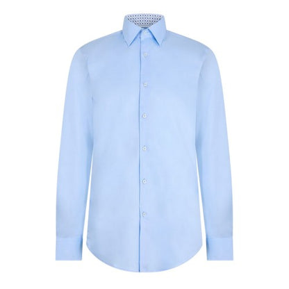 Front - Boss Mens Oxford Regular Long-Sleeved Shirt