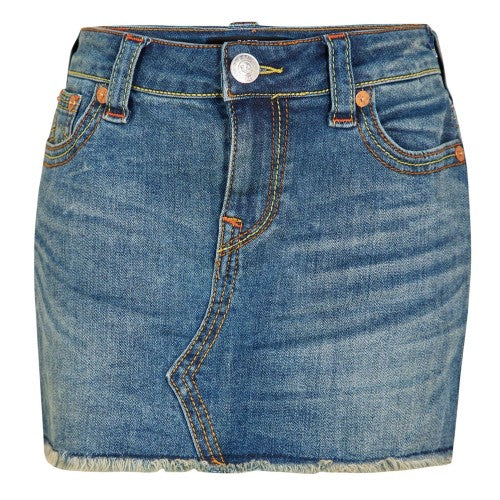 Front - True Religion Womens/Ladies Sadie Spade Denim Mini Skirt