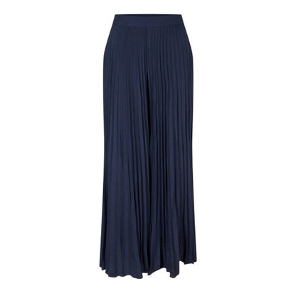 Front - Ted Baker Womens/Ladies Satin Pleated Wide Leg Trousers