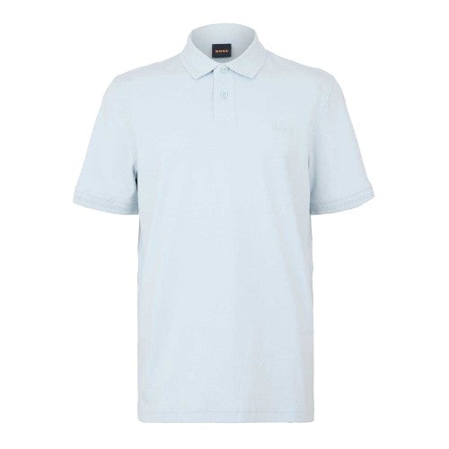 Front - Boss Mens Interlock Short-Sleeved Polo Shirt