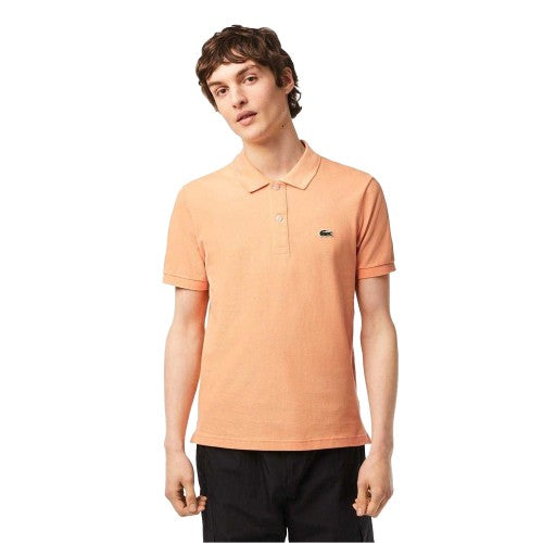 Front - Lacoste Mens Embroidered Logo Polo Shirt