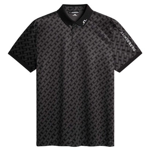 Front - J.Lindeberg Mens Ikat Collared Polo Shirt
