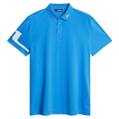 Front - J.Lindeberg Mens Heath Side Stripe Collared Polo Shirt