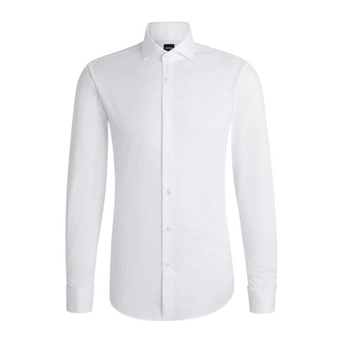 Front - Boss Mens Slim Long-Sleeved Formal Shirt