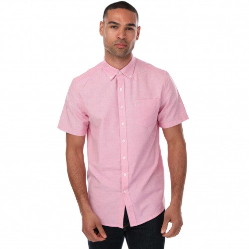 Front - Farah Mens Drayton Short-Sleeved Shirt