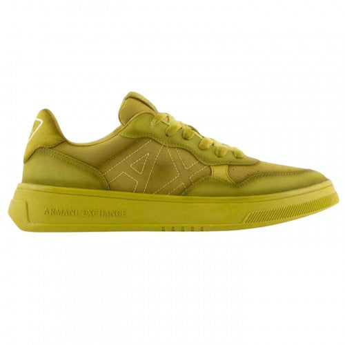 Front - Armani Exchange Mens Logo Trainers