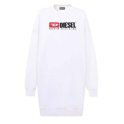 Front - Diesel Womens/Ladies Denim Division Sweatshirt Dress