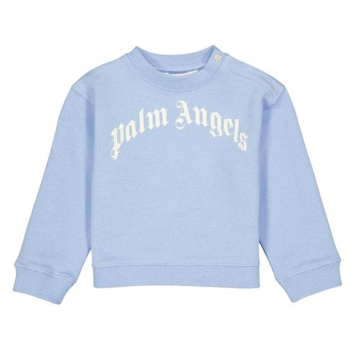 Front - Palm Angels Baby Arched Logo Sweatshirt