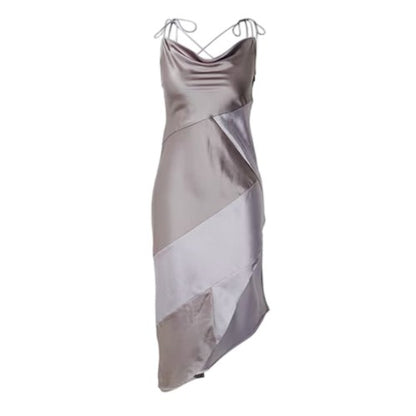 Front - AmyLynn Womens/Ladies San Cowl Neck Maxi Dress