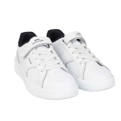Front - Slazenger Childrens/Kids Starling Leather Trainers