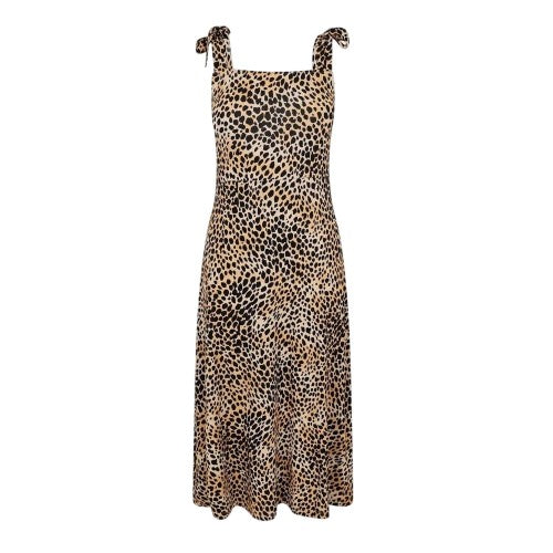 Front - Nobody´s Child Womens/Ladies Leopard Print Smock Dress