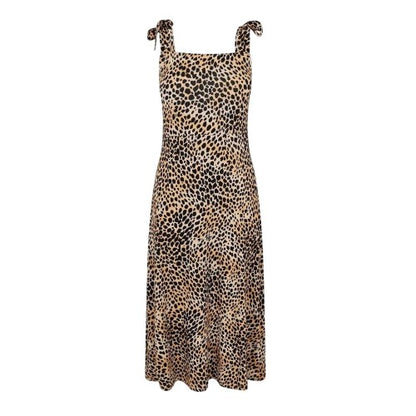Front - Nobody´s Child Womens/Ladies Leopard Print Smock Dress