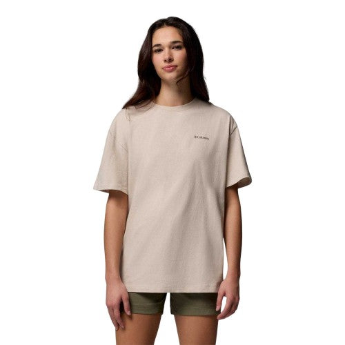Front - Columbia Womens/Ladies Floral Oversized T-Shirt