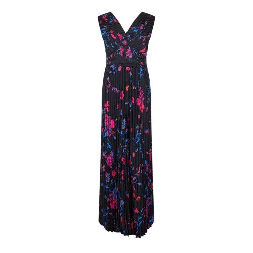 Front - Boss Womens/Ladies Deparie Floral V Neck Wrap Dress