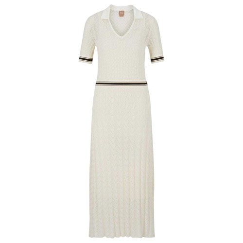 Front - Boss Womens/Ladies Faselia Knitted Midi Dress