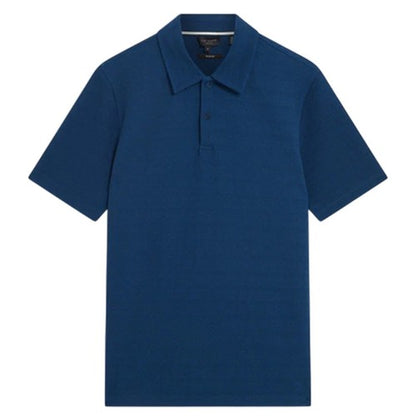 Front - Ted Baker Mens Textured Collared Polo Shirt