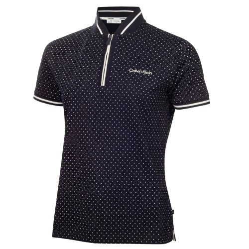 Front - Calvin Klein Womens/Ladies Camilla Micro-Dot Polo Shirt