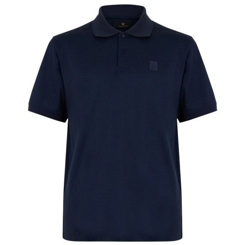 Front - Belstaff Mens Steel Short-Sleeved Polo Shirt