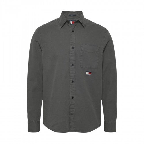 Front - Tommy Jeans Mens Washed Twill Shirt