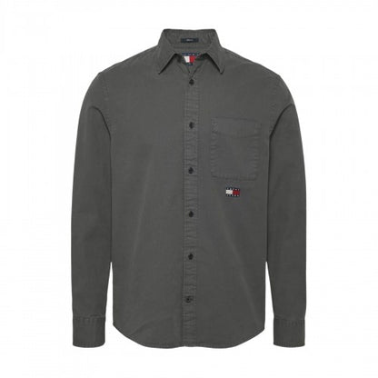 Front - Tommy Jeans Mens Washed Twill Shirt