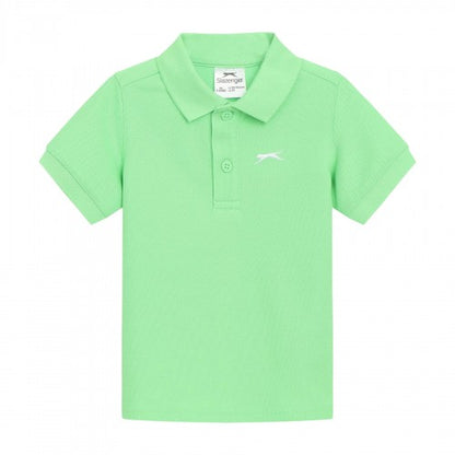 Front - Slazenger Baby Plain Polo Shirt
