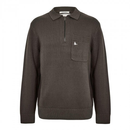 Front - Jack Wills Mens Long-Sleeved Polo Shirt