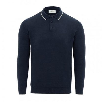 Front - Firetrap Mens Long-Sleeved Polo Shirt
