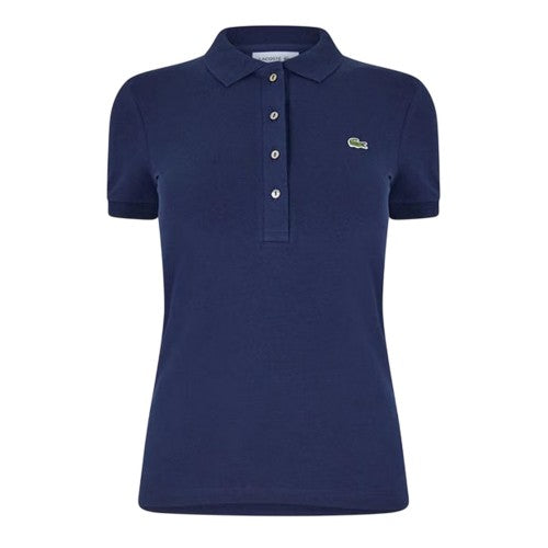 Front - Lacoste Womens/Ladies Logo Polo Shirt