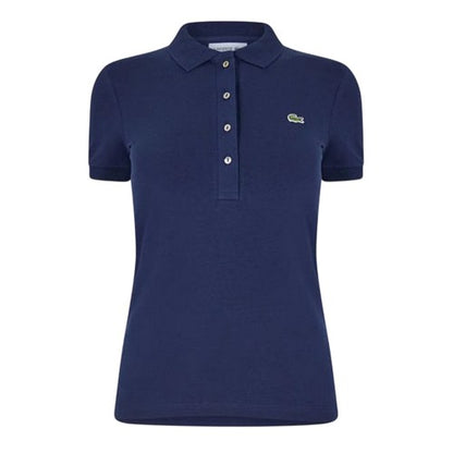 Front - Lacoste Womens/Ladies Logo Polo Shirt