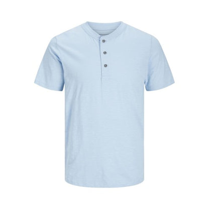 Front - Henleys Mens Henley Regular Short-Sleeved Shirt