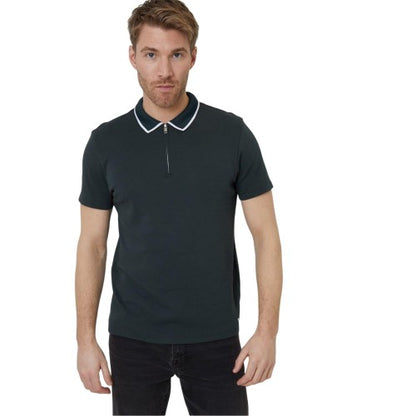 Front - Threadbare Mens Pinetwn Regular Short-Sleeved Polo Shirt