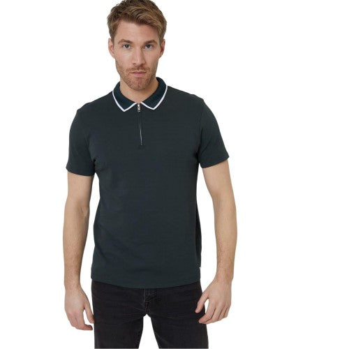 Front - Threadbare Mens Pinetwn Regular Short-Sleeved Polo Shirt