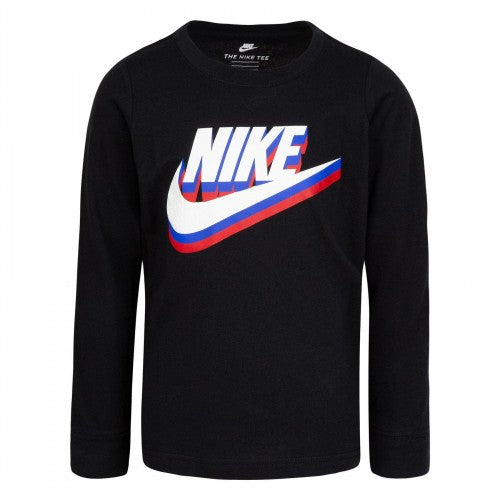 Front - Nike Childrens/Kids Logo Long-Sleeved T-Shirt