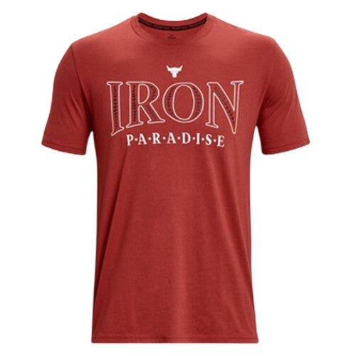 Front - Under Armour Mens Project Rock Graphic Print T-Shirt