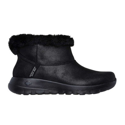 Front - Skechers Womens/Ladies On The Go Joy Faux Fur Lined Ankle Boots