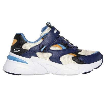Front - Skechers Childrens/Kids Bobsbamina Colour Block Trainers