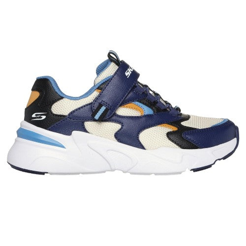 Front - Skechers Childrens/Kids Bobsbamina Colour Block Trainers