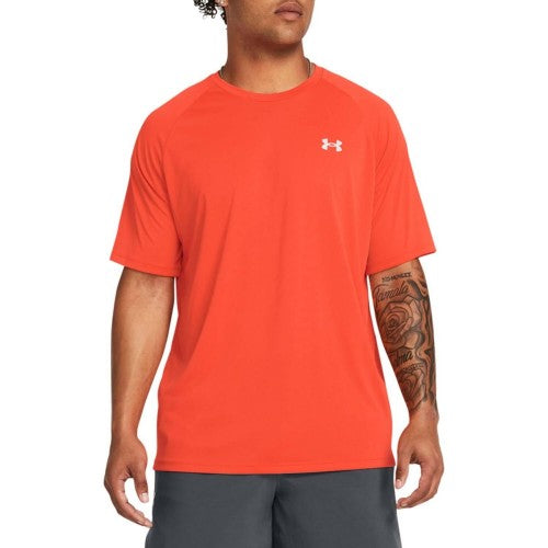 Front - Under Armour Mens Tech Reflective Short-Sleeved T-Shirt