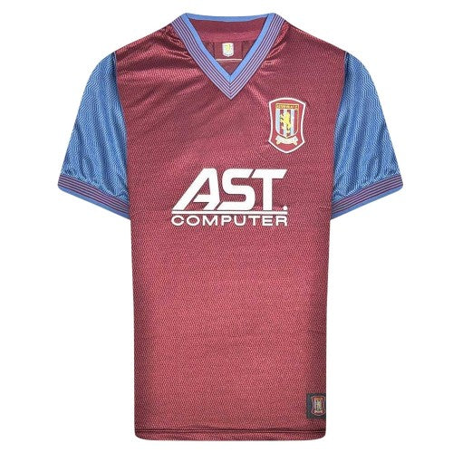 Front - Adidas Mens Aston Villa FC Short-Sleeved Football Jersey