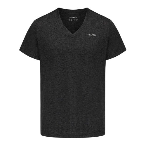 Front - USA Pro Womens/Ladies Plain V Neck T-Shirt