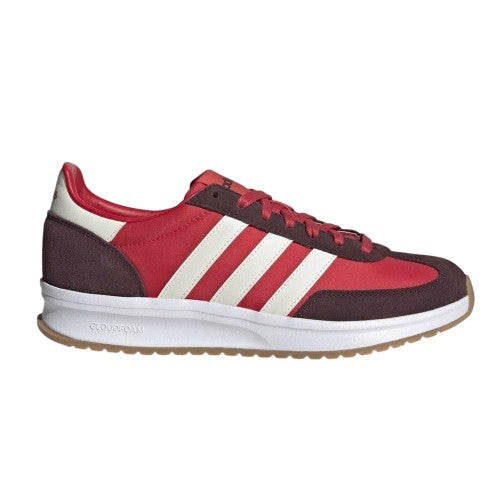 Front - Adidas Mens Run 70s 2.0 Stripes Leather Trainers