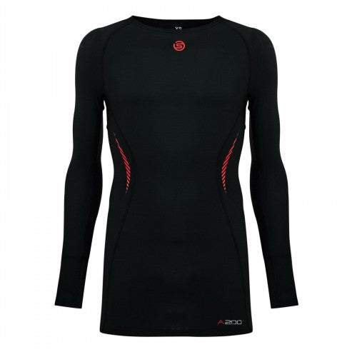 Front - Skins Mens A200 Back Print Compression Shirt
