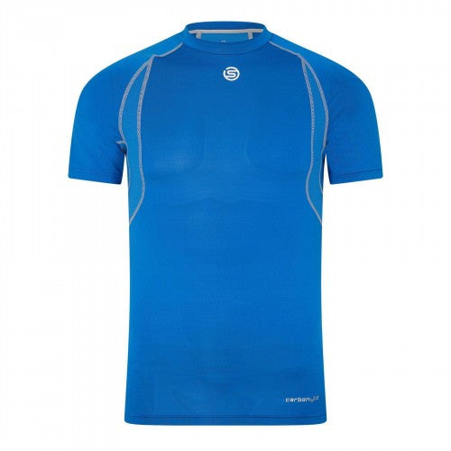 Front - Skins Mens Carbonyte Contrast Detail Base Layer Top
