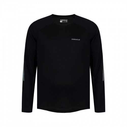 Front - Pinnacle Mens MTB Long-Sleeved Cycling Jersey
