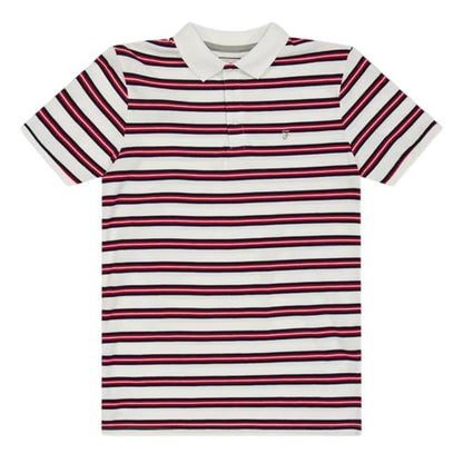 Front - Farah Childrens/Kids Striped Polo Shirt