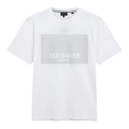 Front - Ted Baker Mens Box Logo Regular T-Shirt